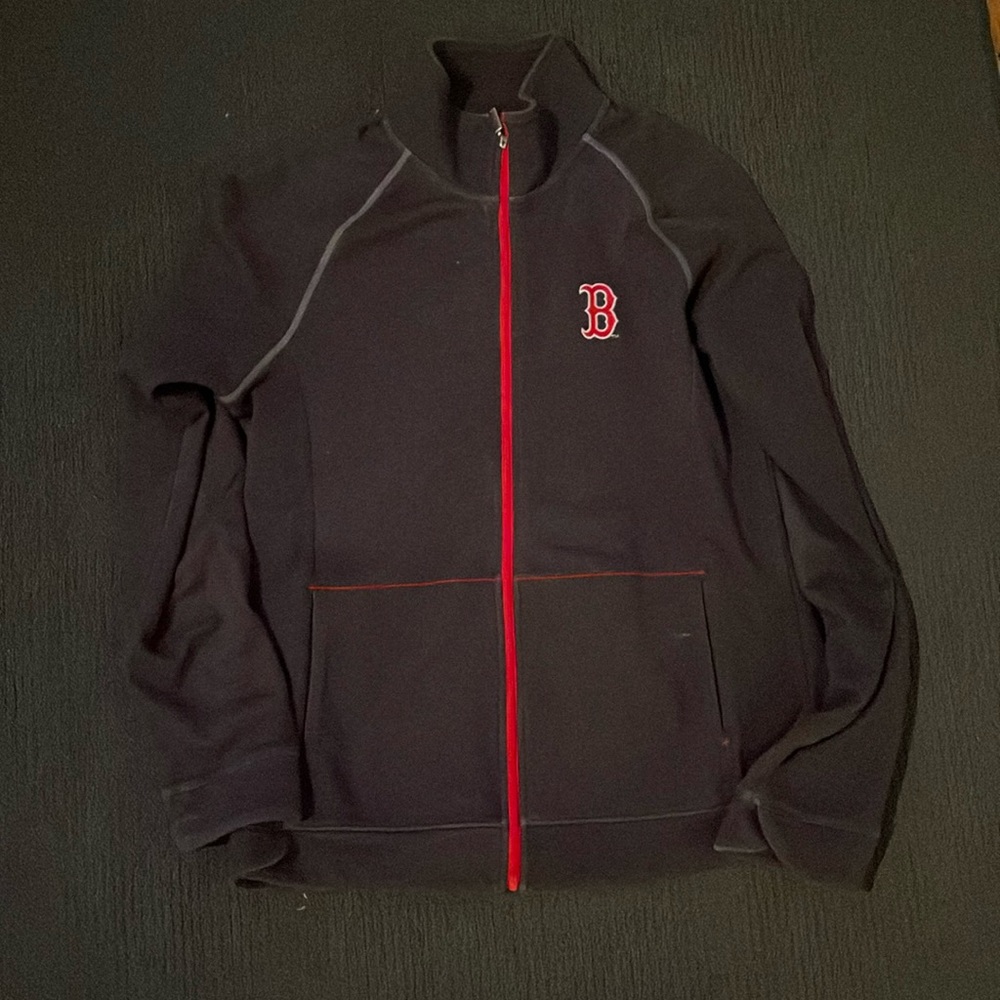 Tommy Bahama Sz S Boston Red Sox Full Zip Navy Jacket